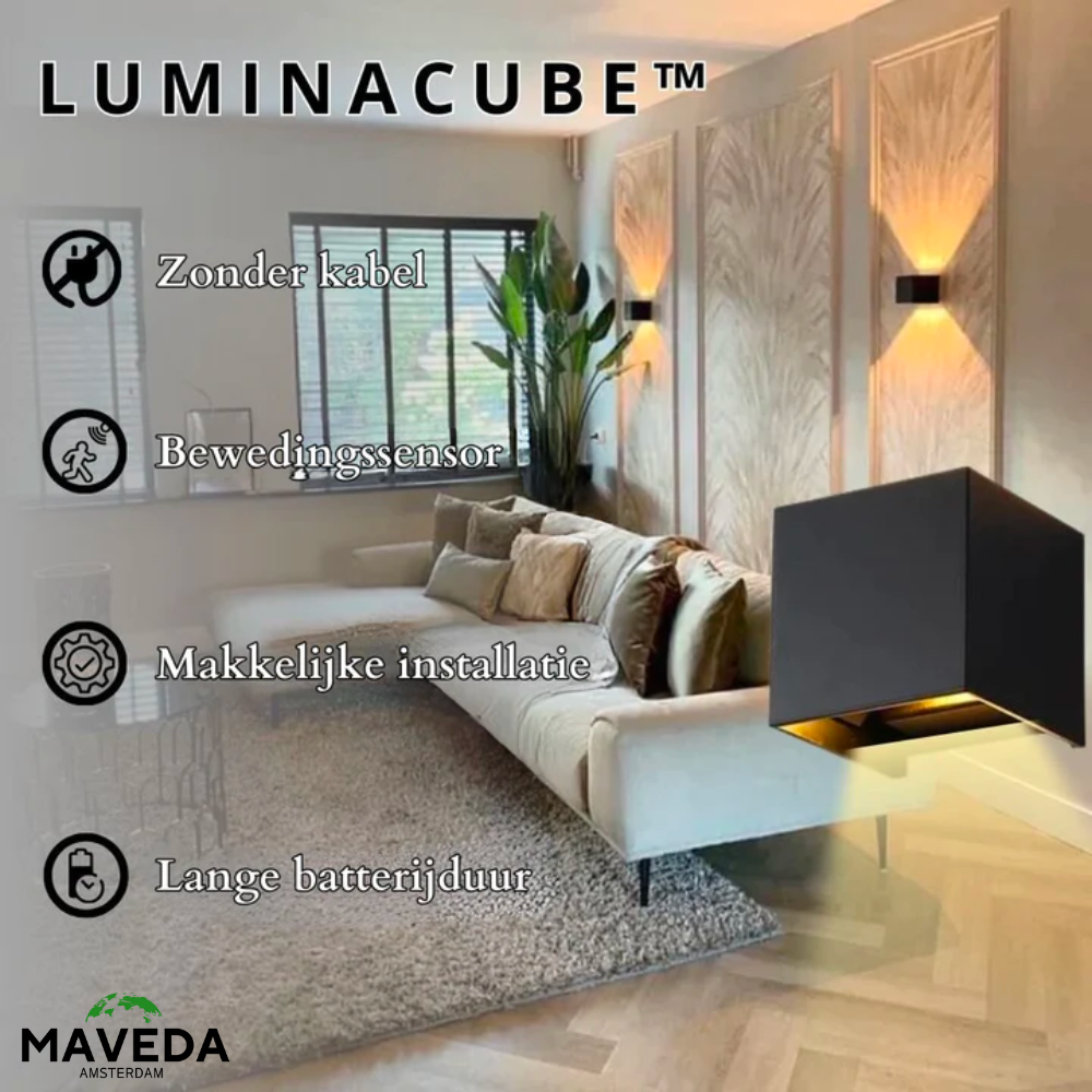 50% OFF | LuminaCube™ - The wireless and luxurious wall lamp! [Last day of sale]