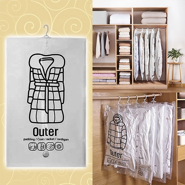 2+2 FREE | VacuHanger - The smart solution for neat and space-saving storage of clothes