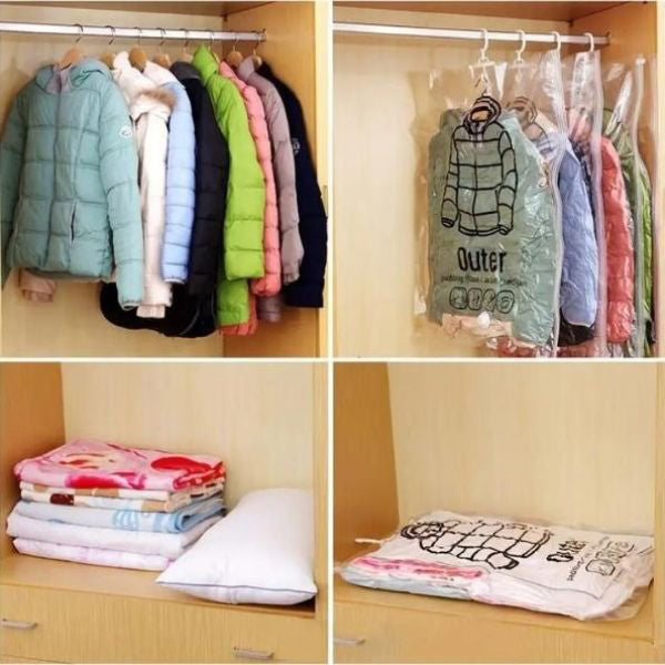 2+2 FREE | VacuHanger - The smart solution for neat and space-saving storage of clothes
