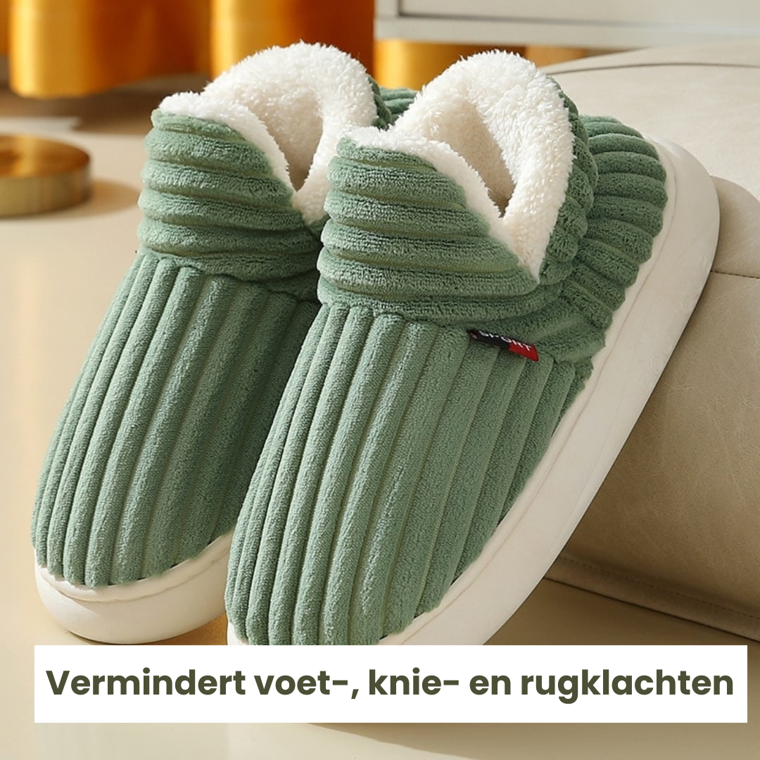 FluffThera - Therapeutic fluffy fleece winter slippers [Last day sale]