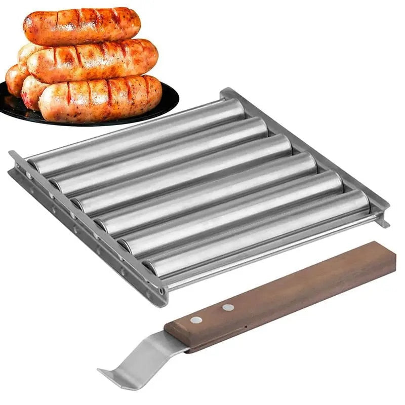 50% OFF | WurstRoller™ - Stainless Steel Grilled Sausage Roll [Last Day of Sale]