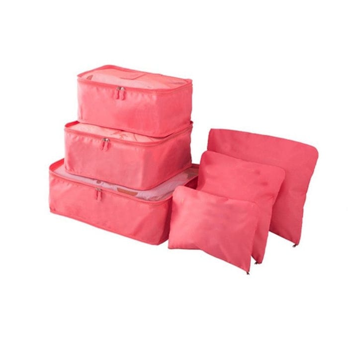 Travel Organizer - Portable Packing Cubes for Luggage (Set of 6)