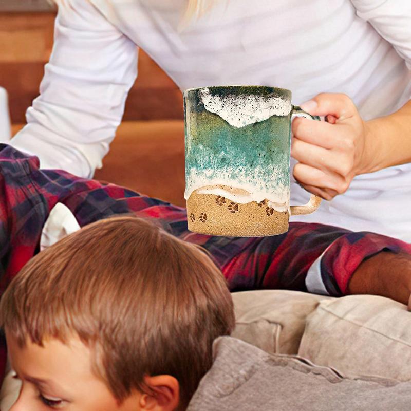 50% OFF | OceanBrew - Cupshore 3D-Printed Ceramic Coffee Mug with Coastline [Last Day Sale]