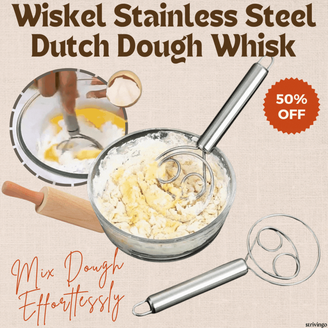 50% OFF | WhiskAce - Stainless Steel Dutch Dough Cutter [Last Day Sale]