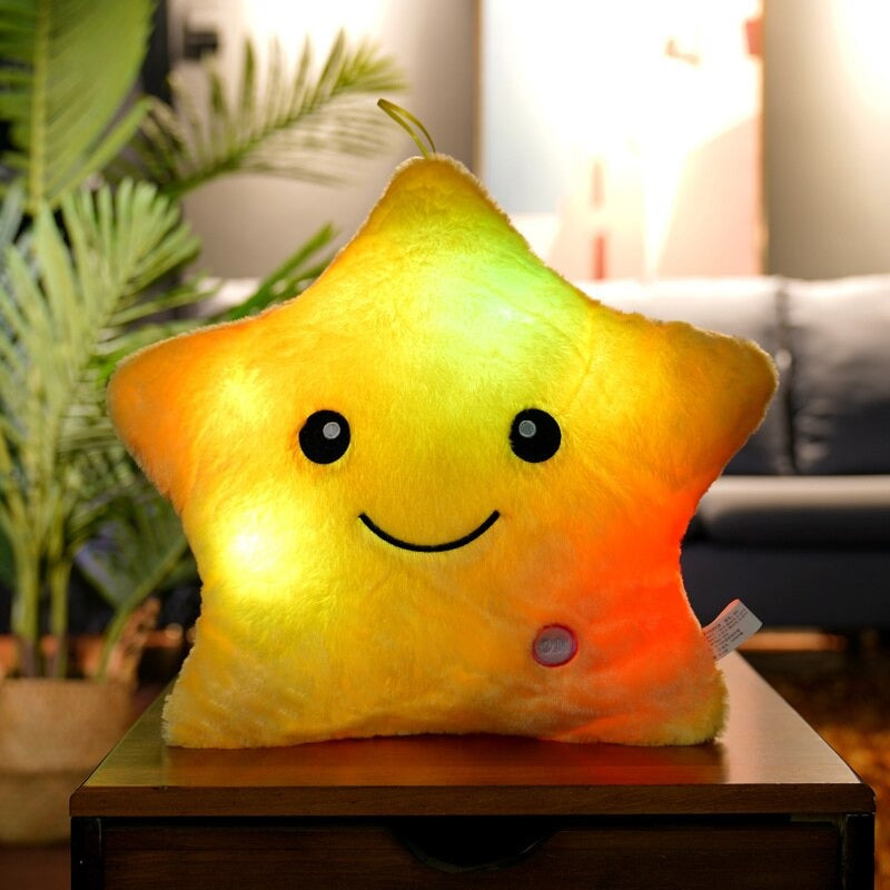 SleepyGlow - cozy pillow, cushion and night light in one