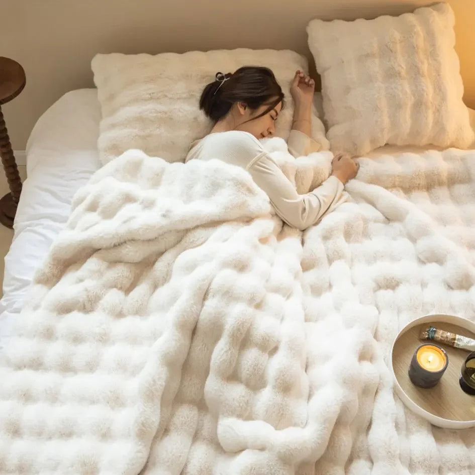 50% OFF | CozyDecke™ - Warm Plush Wool Blanket [Last Day Sale] 