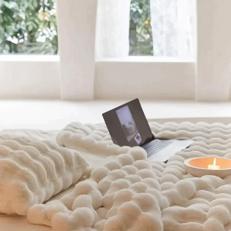 50% OFF | CozyDecke™ - Warm Plush Wool Blanket [Last Day Sale] 