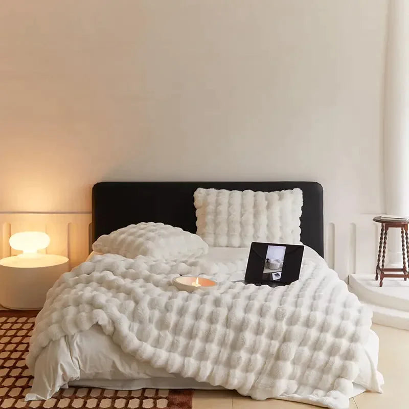 50% OFF | CozyDecke™ - Warm Plush Wool Blanket [Last Day Sale] 