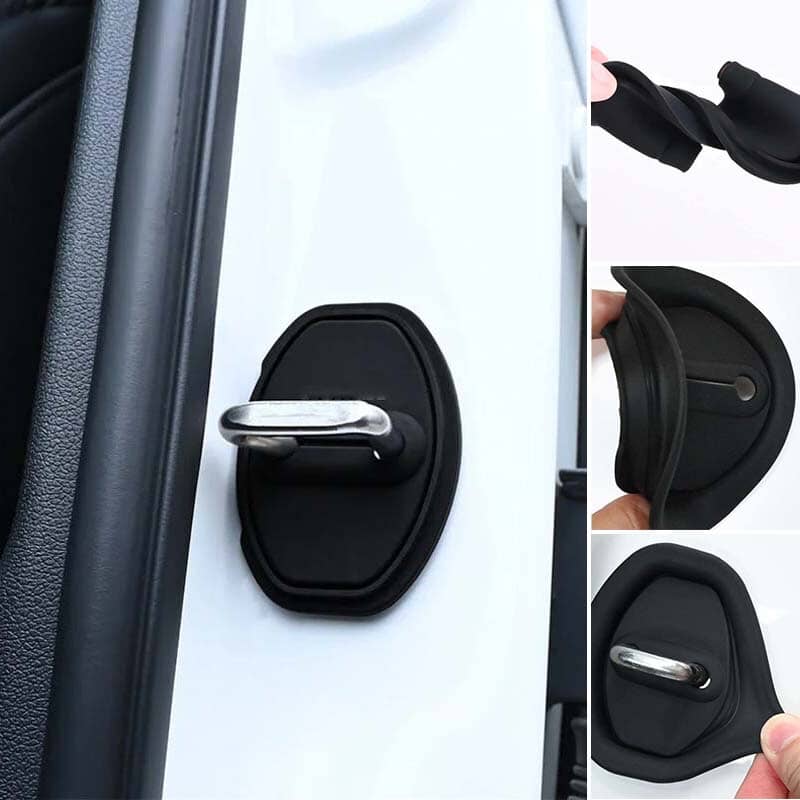 Siliconen Deurslotkappen voor Auto - Beschermende Sleutelhuls Set