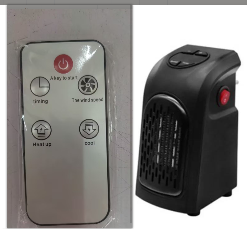 Draagbare elektrische verwarming voor thuis, kantoor of camping