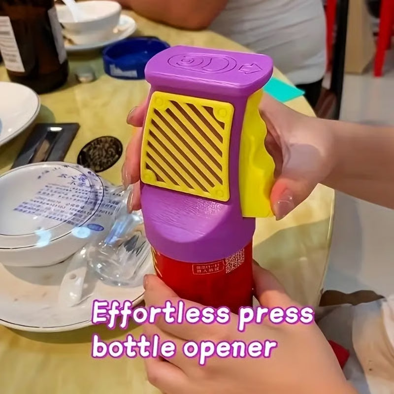 Easy Grip Blikopener voor één hand en drinkdeksel set