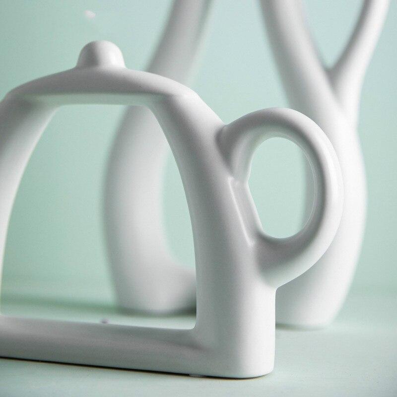 Elegante keramische Lola vazen voor moderne huisdecoratie