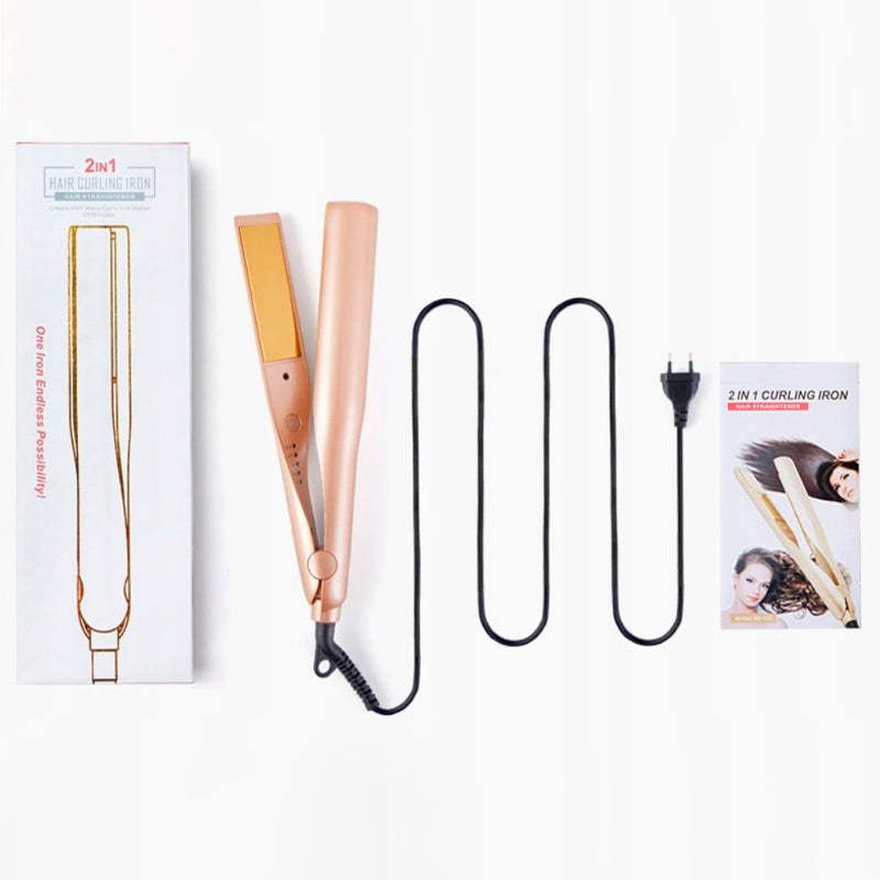 WaveLuxe Pro - One device. Smooth. Curly. Perfectly styled.