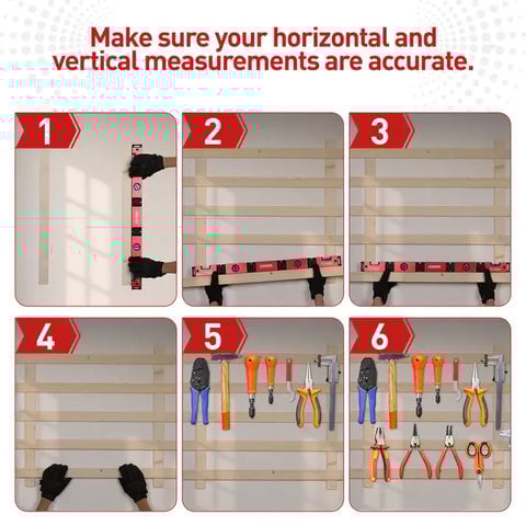 Multifunctionele Opvouwbare Waterpas voor Precieze Doe-Het-Zelf Projecten