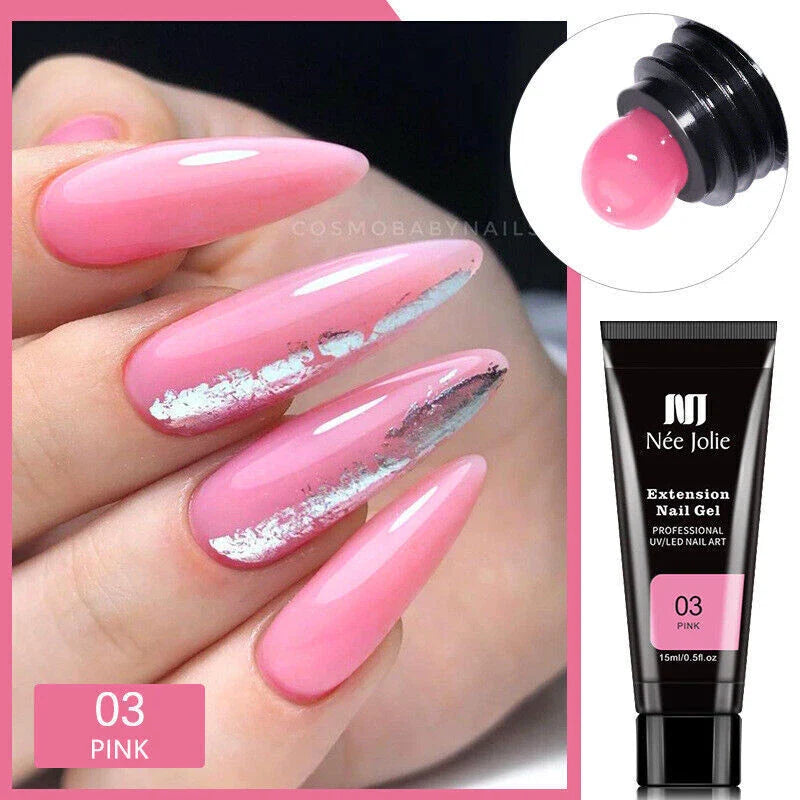Doe-het-zelf Professionele Polygel Nagelset voor Salonkwaliteit Manicures