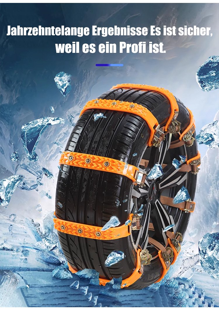 4+4 FREE | WinterForce - Anti-slip tire chain, ultimate safety for your car [Last day of the sale]