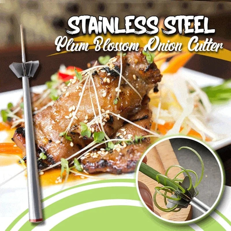 ScallionSlicer™ - Onion Slicer with Plum Blossom [Last Day Sale]