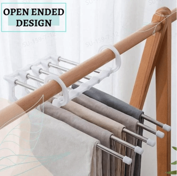 Buy 1+1 FREE | HangSmart™ - 5-in-1 Magic Trouser Rack [Last-day sale]