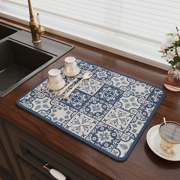 Sneldrogende waterafvoermat voor keuken en badkamer