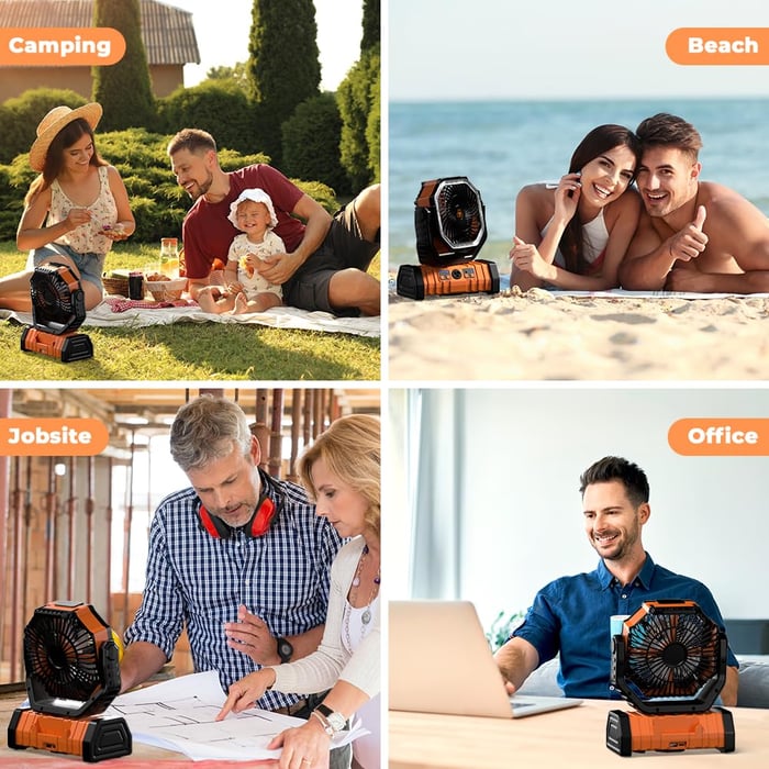 BreezeCamp – The perfect combination of fan and camping lamp
