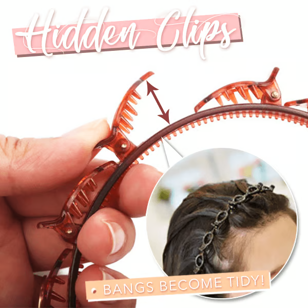 Stijlvolle Dubbele Pony Haarstylingsclip voor Makkelijke Looks
