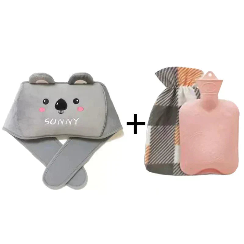 50% OFF | WarmCush - Refillable Plush Hot Water Bottle with Hip Padding [Last Day Sale]