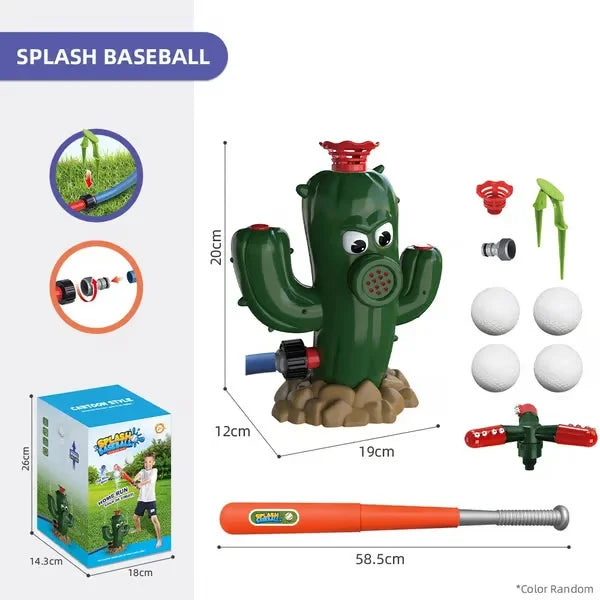 SplashSlugger - Baseball meets water fun in the garden