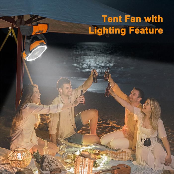 BreezeCamp – The perfect combination of fan and camping lamp