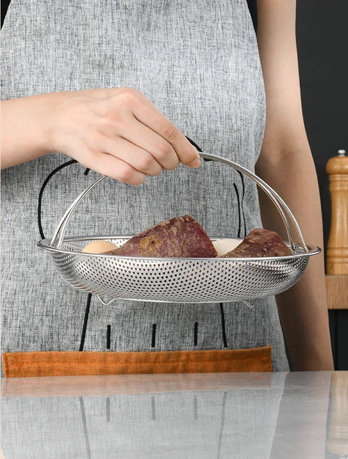 SteelVapour - All-in-one stainless steel steamer with handle