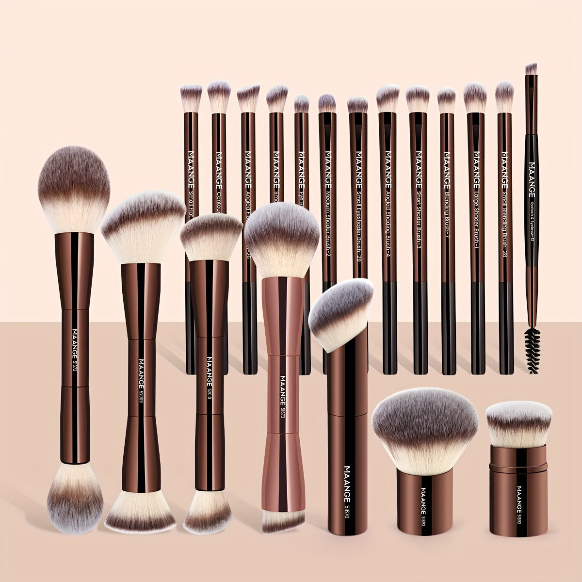 GlowArt™ Kabuki Make-upkwastenset voor perfecte applicatie