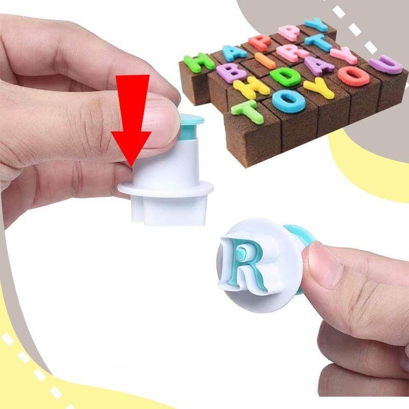 AlphaCut - 24-piece alphabet knife set