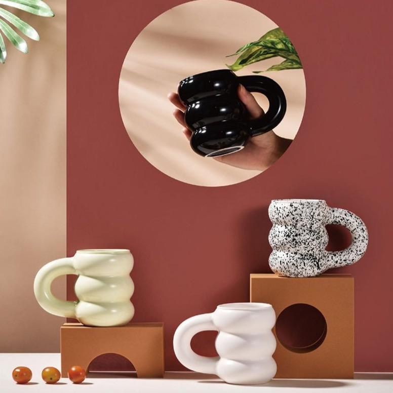 Elegante keramische koffiemok