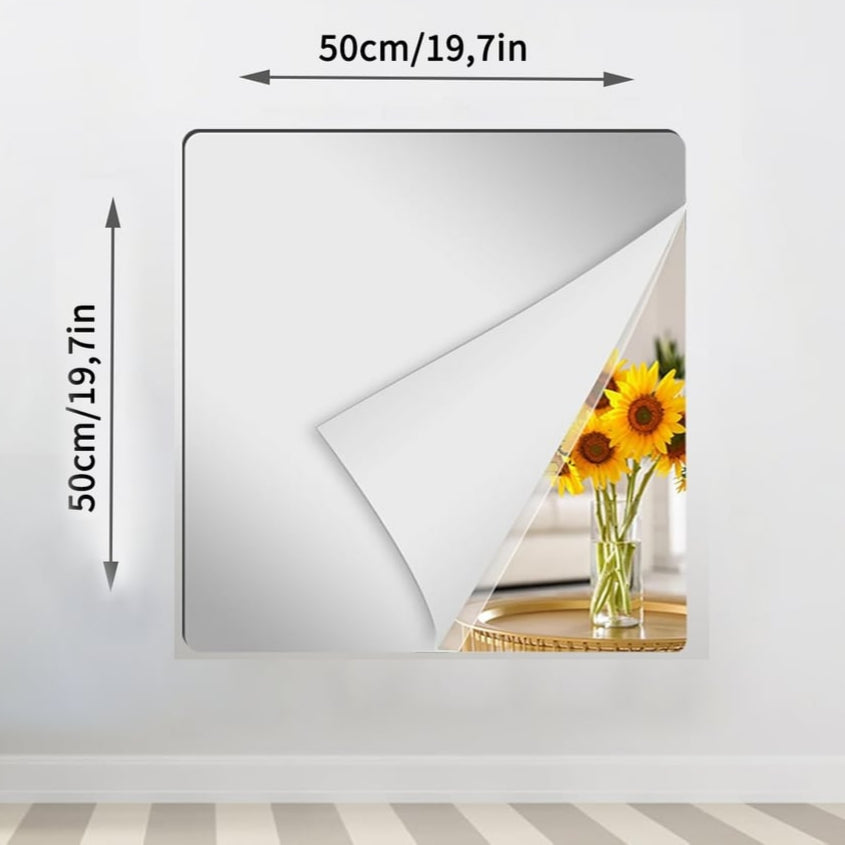 SafeReflect - The shatterproof, self-adhesive mirror film