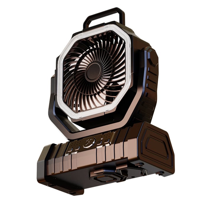 BreezeCamp – The perfect combination of fan and camping lamp