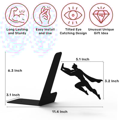 HeroHold - The superhero bookends