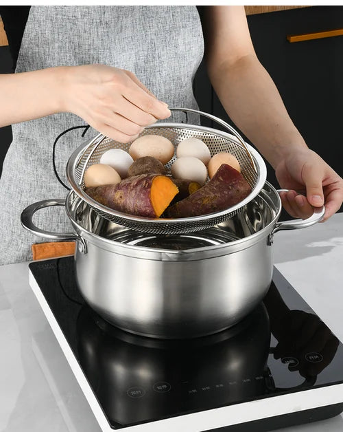 SteelVapour - All-in-one stainless steel steamer with handle