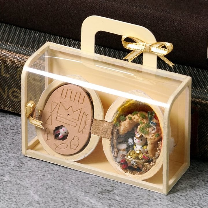 50% OFF | BirchBloom - Handmade Walnut Shell Dollhouse [Last Day Sale]