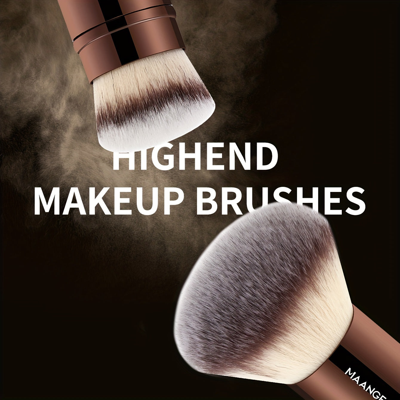 GlowArt™ Kabuki Make-upkwastenset voor perfecte applicatie
