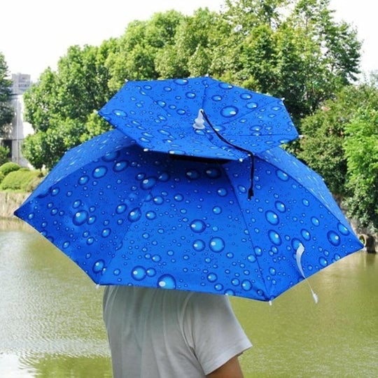 50% OFF | DoubleShade - Double-Layered Outdoor Umbrella Hat [Last Day Sale]