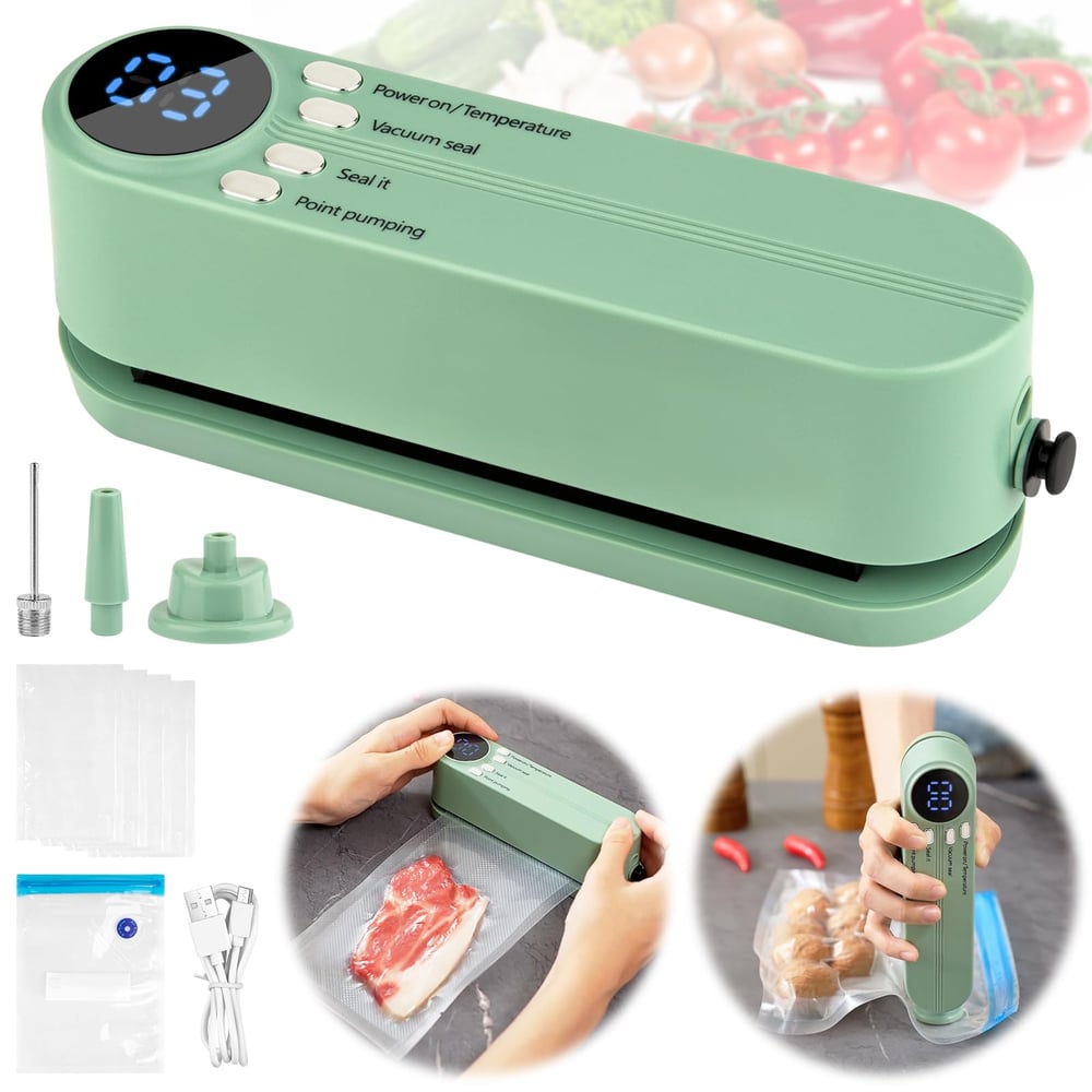 ProtectSeal - Cordless 3-in-1 vacuum sealer for home &amp; on the go