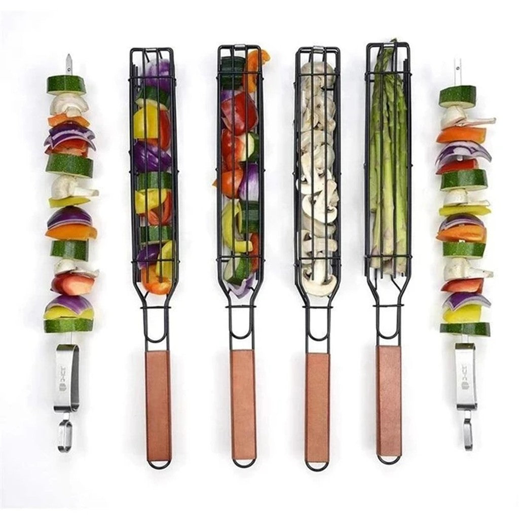 50% OFF | KabobBasket - Reusable BBQ Grill Baskets - [Last Day Sale]
