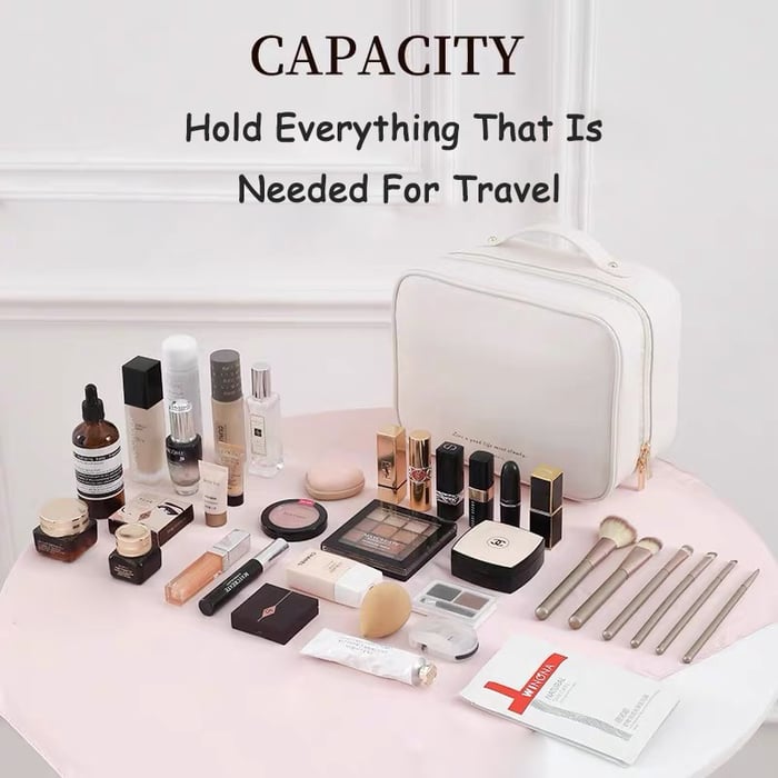GlamiZen - Multi-compartment cosmetic bag for stylish organization