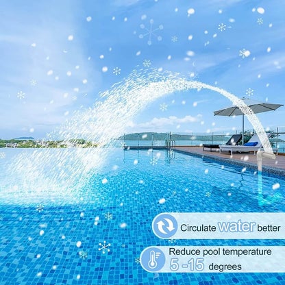 SunSpray - The luminous water arch for your summer dream