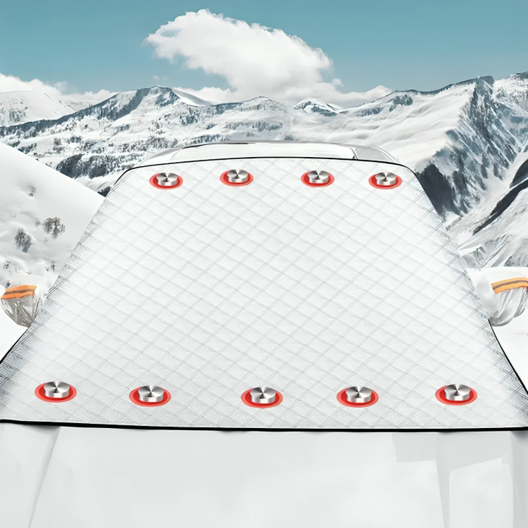 SnowCover - Magnetic anti-snow cover for the windshield