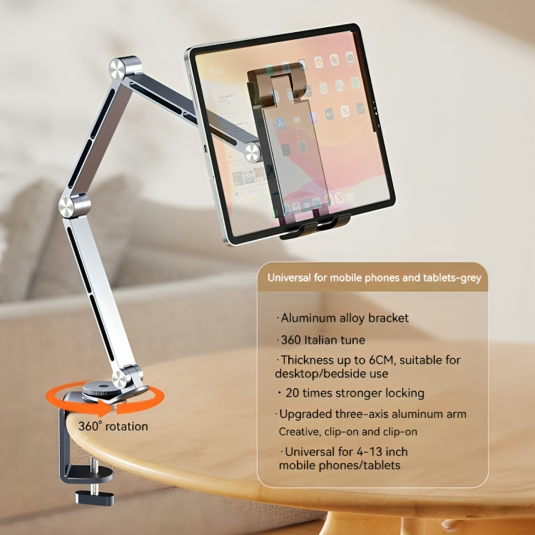 50% OFF | TechHold - Sturdy aluminum tablet and mobile phone holder [Last day sale]