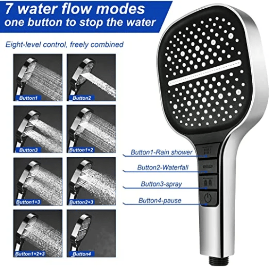RelaxJet 8 – spa feeling at the touch of a button, right under the shower!