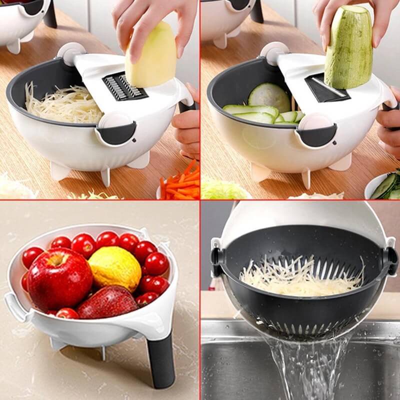 VeggiPro - 7-in-1 vegetable cutter with accessories