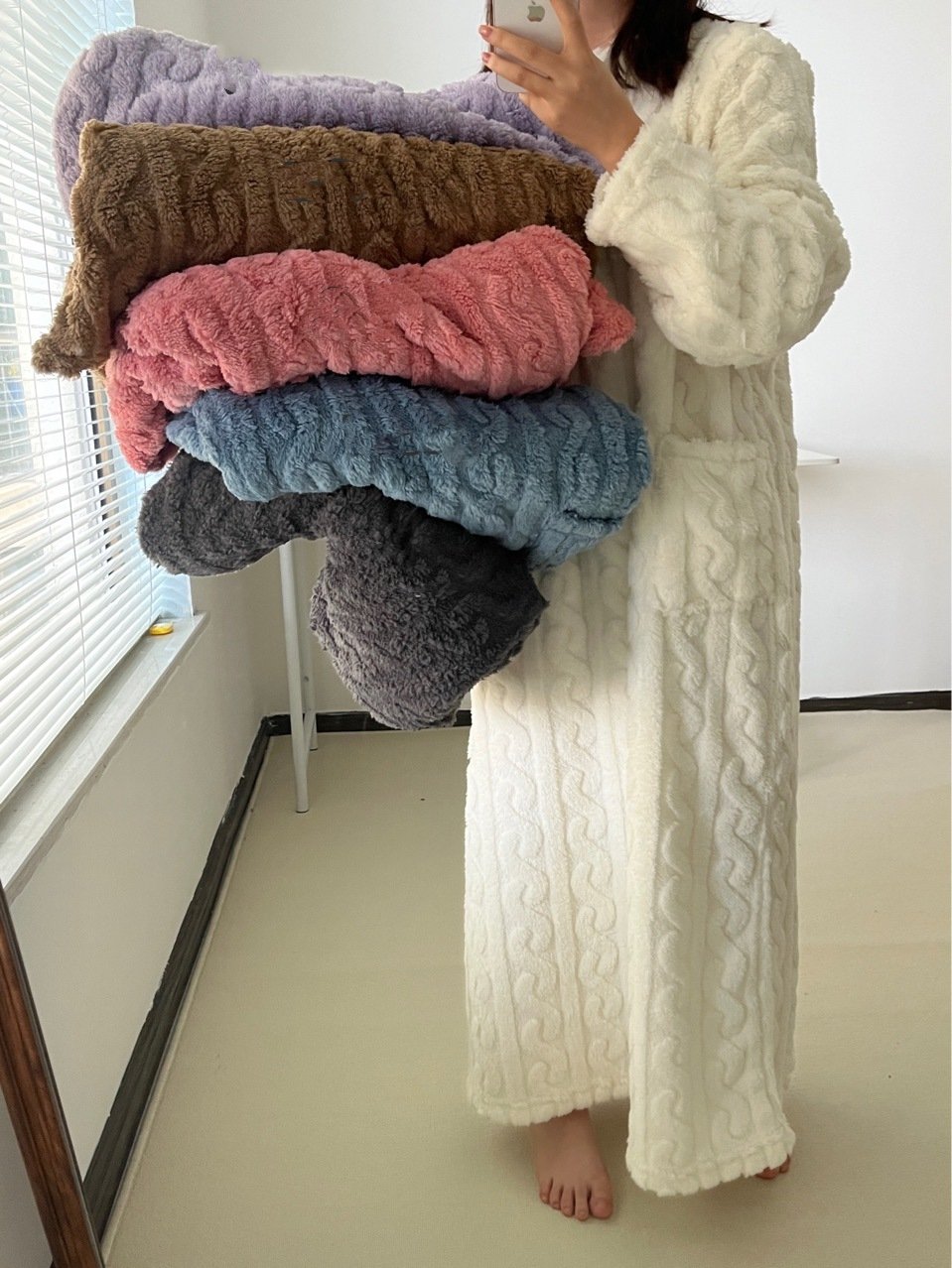 WinterWrapz - Coral Velvet Winter Wear [Last Day Sale]