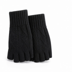 Fingerloze handschoenen | Zacht acrylgaren | Geribde polsboorden