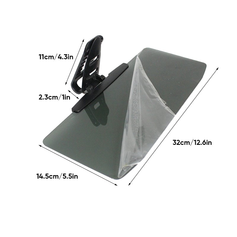 VisionShield - Car sun visor with polarized anti-glare protection